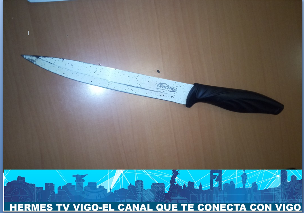 Detenido en Vigo tras amenazar a su padres con un cuchillo de 20 centímetros por negarle dinero