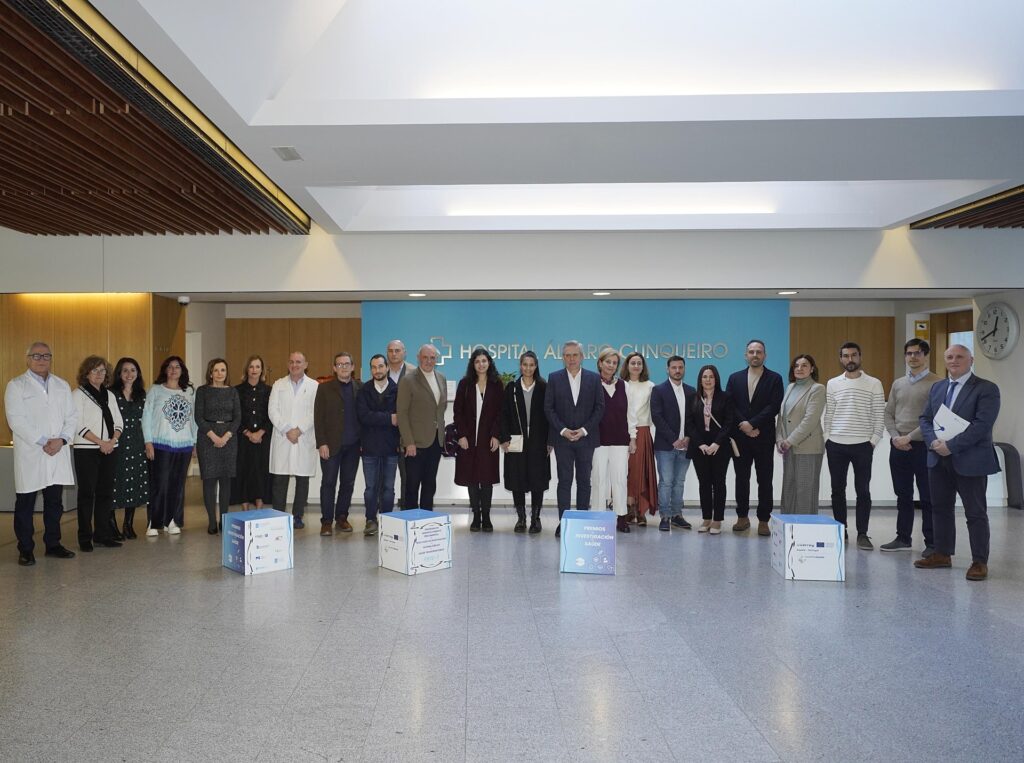 El Hospital Público Álvaro Cunqueiro de Vigo acogió una ceremonia en la que se galardonaron los principales proyectos en salud y los investigadores emergentes del noroeste de la península