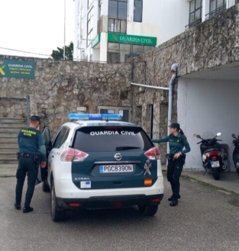 La Guardia Civil de Baiona-Nigrán investiga a cuatro personas como presuntos autores de dos delitos de lesiones