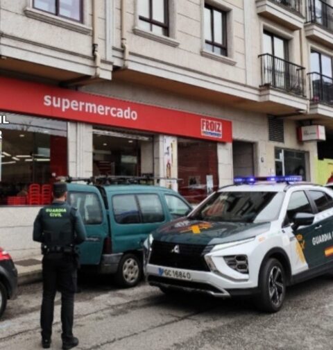 La Guardia Civil detiene a dos personas por 3 robos en distintos establecimientos de Salceda de Caselas