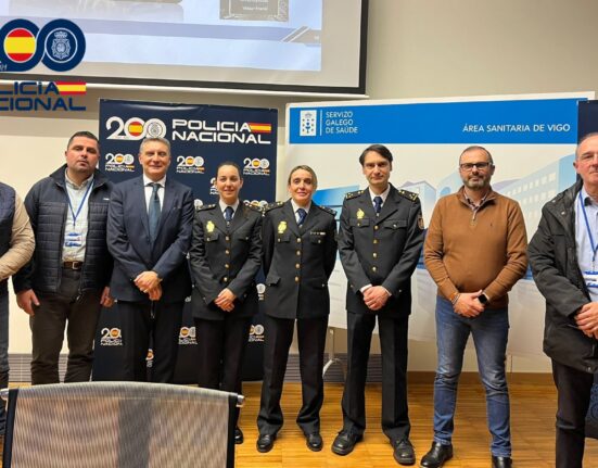 La Policía Nacional participó en la jornada formativa para prevención de agresiones al personal sanitario celebrada en el Hospital Álvaro Cunqueiro