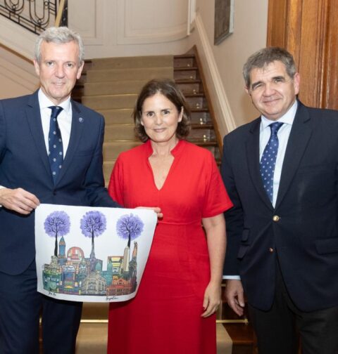 Rueda llama al diálogo y a la cooperación entre Galicia y Argentina para el fortalecimiento empresarial mutuo y reforzar las relaciones institucionales