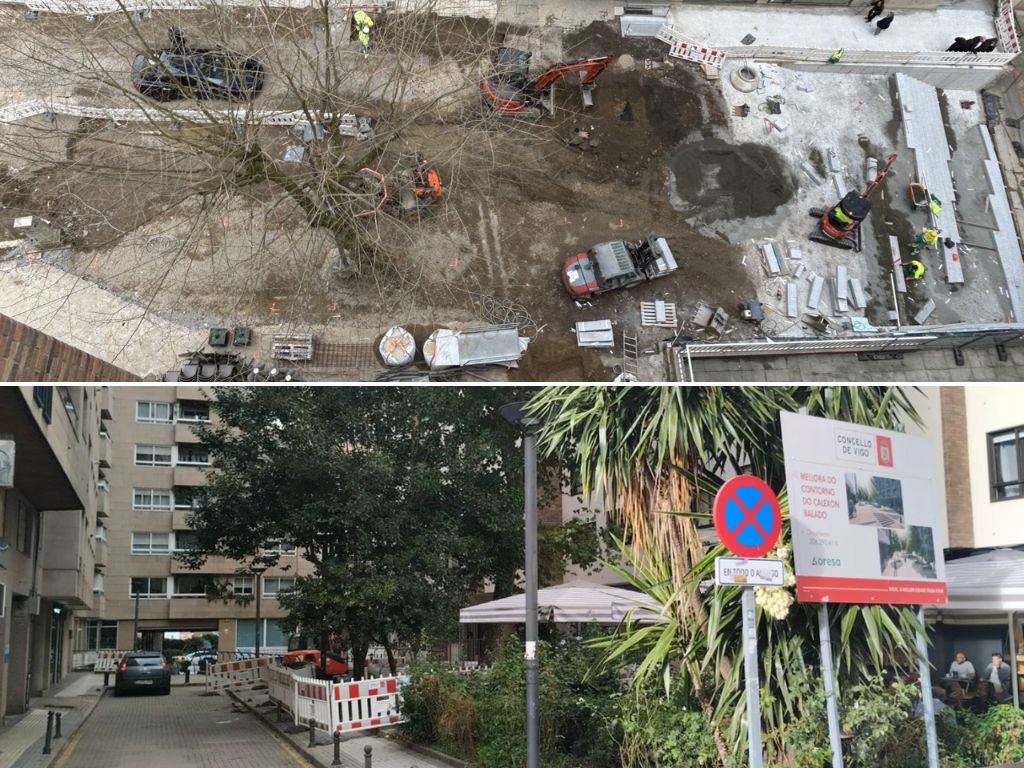 El BNG critica un nuevo arboricidio en el centro de Vigo del alcalde-leñador Abel Caballero
