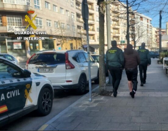 La Guardia Civil detiene a una mujer vecina de Ponteareas, por un presunto delito de incendio