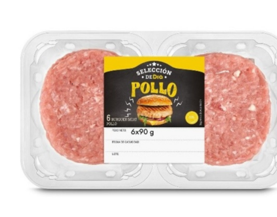 Alertan de la presencia de Salmonella en un lote de hamburguesas de pollo de la marca Selección de Dia