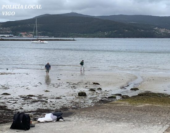Proponen la sanción a dos furtivos en Vigo gracias a los drones de la Policía Local