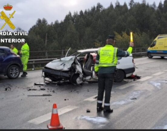 La Guardia Civil investiga al presunto responsable de un grave accidente producido el pasado mes de febrero, en Salceda de Caselas (Pontevedra)