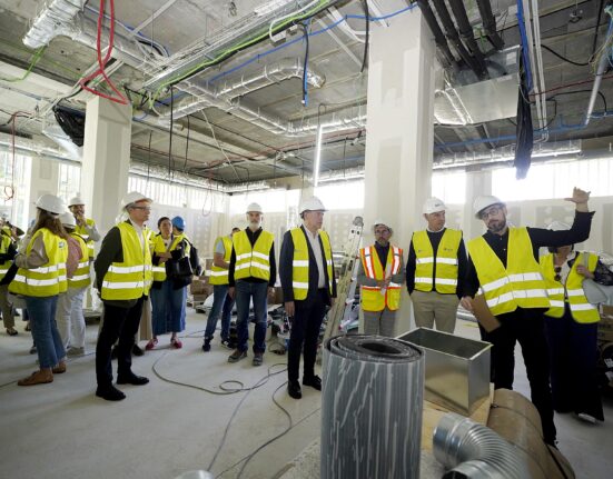 Gómez Caamaño avanza que el CIS Olimpia Valencia estará finalizado en verano y tendrá una plantilla de 130 profesionales que trabajarán con instalaciones y equipos de vanguardia