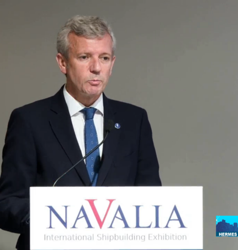 Rueda reafirma en Vigo el apoyo de la Xunta al sector naval y destaca la importancia estratégica de Navalia como escaparate internacional de la industria gallega