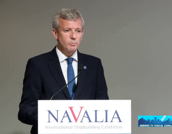 Rueda reafirma en Vigo el apoyo de la Xunta al sector naval y destaca la importancia estratégica de Navalia como escaparate internacional de la industria gallega