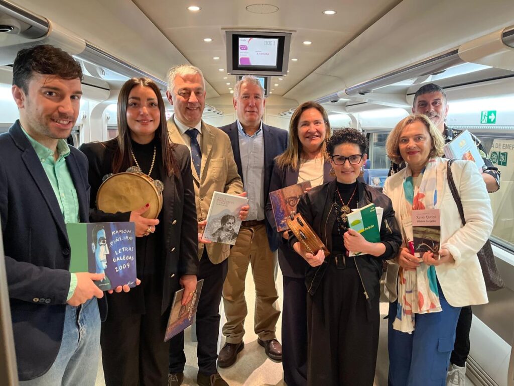 La Xunta y Renfe festejan las Letras Galegas en los trenes y estaciones de ferrocarriles