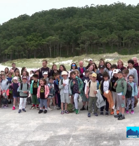 120 estudiantes de centros educativos del O Xurés conocen el Parque Nacional de las Islas Atlánticas en el marco del programa de la Xunta 'Parqueando Galicia'