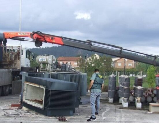 La Guardia Civil investiga a seis personas por presuntos robos con fuerza llevados a cabo con camiones-grúa previamente robados en la zona Noroeste de España