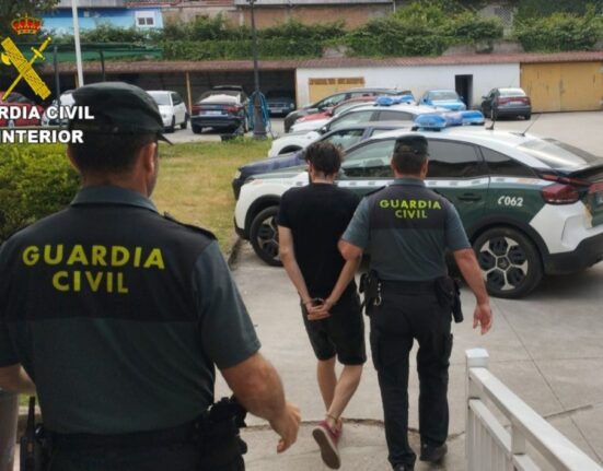 La Guardia Civil detiene a un vecino de Ponteareas por un presunto delito de lesiones y amenazas con arma blanca