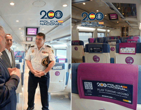 La Policía Nacional y Renfe se unen para un turismo más seguro este verano en Galicia