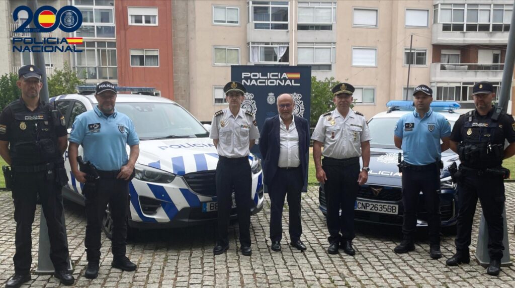 La Policía Nacional y la Policía de Seguridad Pública de Portugal patrullan juntas en Vigo y Redondela