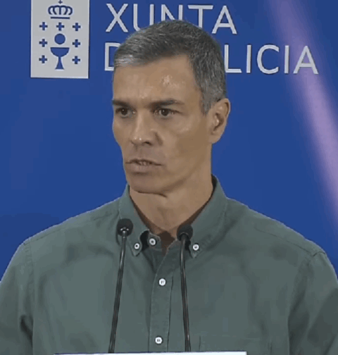 Pedro Sánchez reaparece en Orense tras estar de vacaciones y propone un gran Pacto de Estado por la emergencia climática