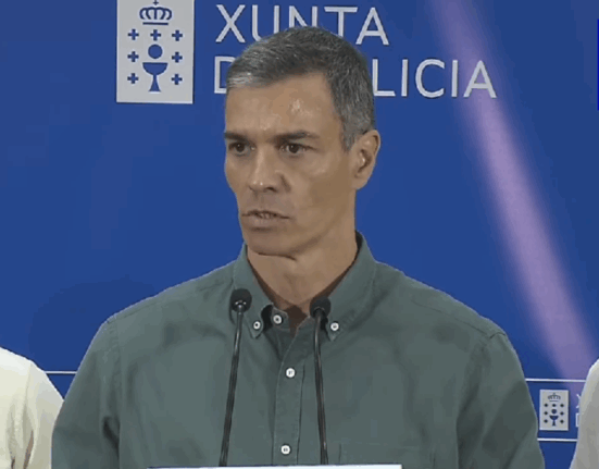 Pedro Sánchez reaparece en Orense tras estar de vacaciones y propone un gran Pacto de Estado por la emergencia climática