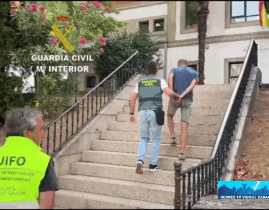 La Guardia Civil detiene a un vecino e Arbo por presuntos delitos de incendios forestales