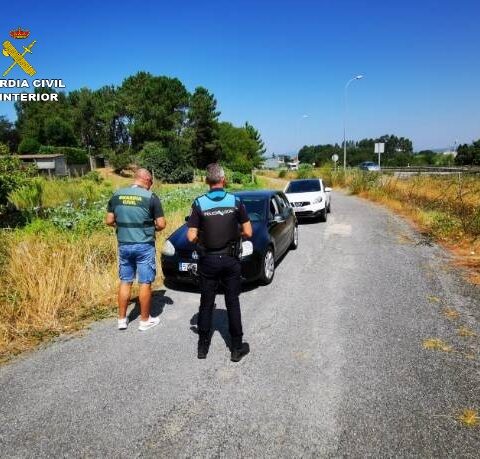 La Guardia Civil detiene a un conductor que había huido tras atropellar a un peatón en Vilagarcía