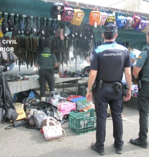 La Guardia Civil investiga a 6 personas por un supuesto delito contra la propiedad industrial