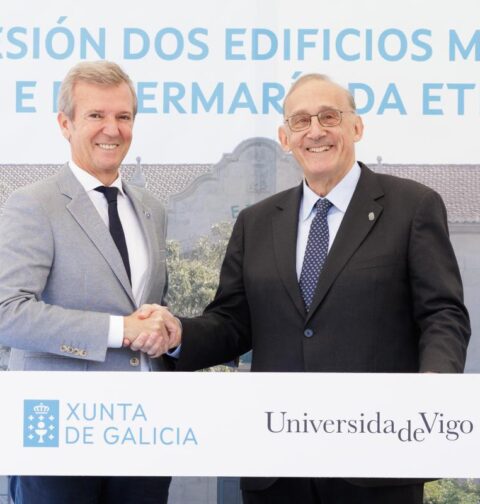 Rueda celebra la apuesta de la Xunta por la universidad con la cesión de dos edificios emblemáticos de la antigua ETEA