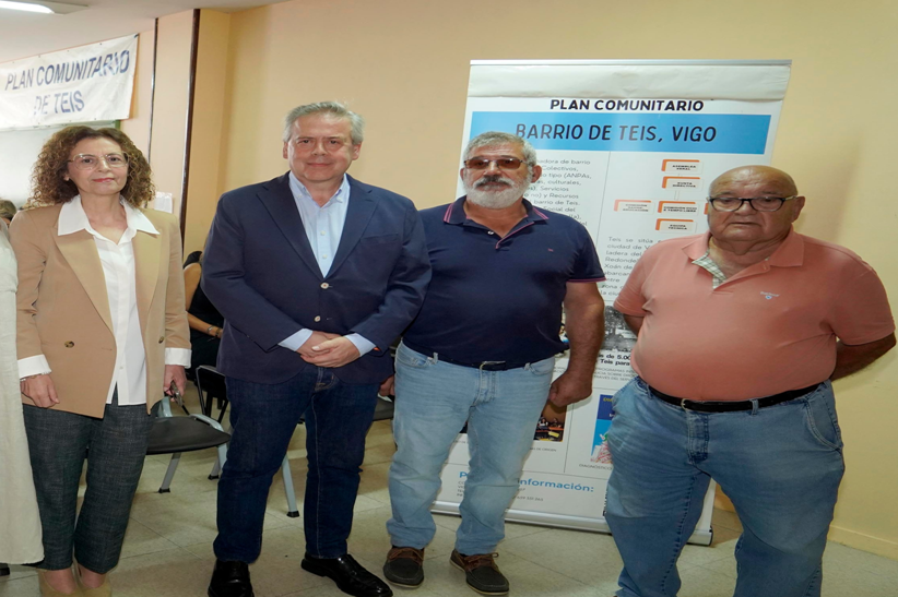 Gómez Caamaño destaca el Plan Comunitario de Salud de Teis como iniciativa pionera de referencia en la prevención de las adicciones que promueve la Xunta
