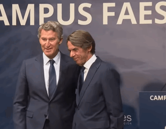 Aznar y Feijóo acusan a Sánchez de usar "la violencia" para conservar el poder