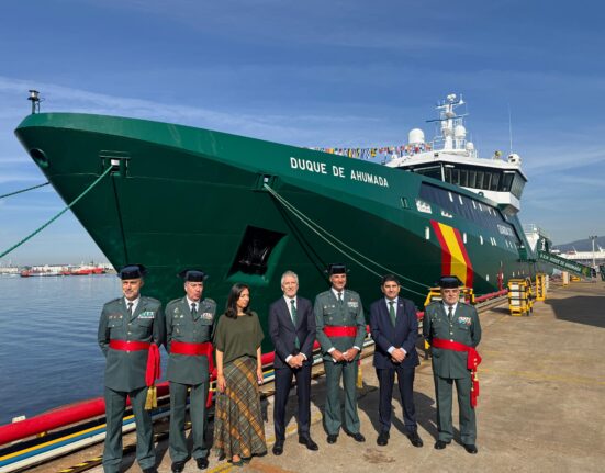 El ministro del Interior, Marlaska, ha presidido en Vigo la entrega del buque oceánico de la Guardia Civil Duque de Ahumada