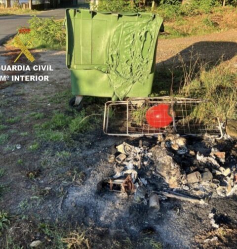 La Guardia Civil detiene a un vecino de A Estrada por un presunto delito de incendio forestal