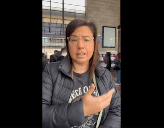 La diputada del PPdeG Ana Vázquez denuncia desde la estación un retraso de más de dos horas de un AVE Ourense-Madrid