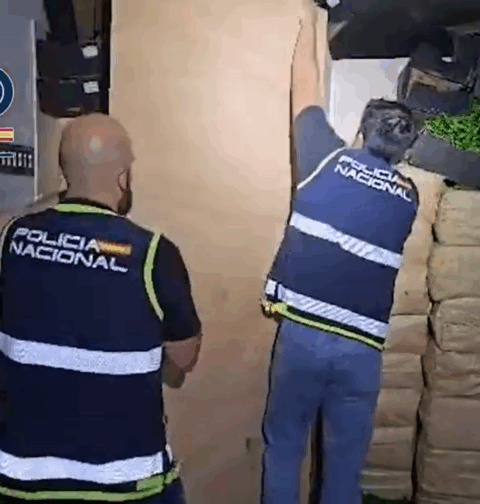 Intervenidas 20 toneladas de hachís ocultas entre pimientos en camiones frigoríficos procedentes de Marruecos