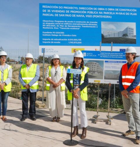 La Xunta inicia en Vigo las obras de 35 viviendas de promoción pública pioneras en el uso de técnicas industrializadas, con una inversión de 8,5 M€