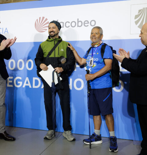 Rueda celebra el carácter histórico de la llegada del peregrino 500.000 y destaca la internacionalización del Camino de Santiago