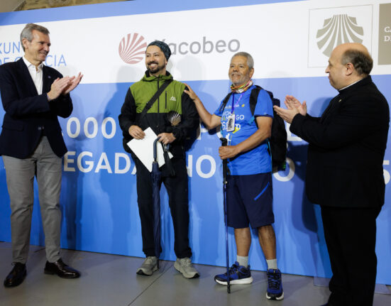 Rueda celebra el carácter histórico de la llegada del peregrino 500.000 y destaca la internacionalización del Camino de Santiago