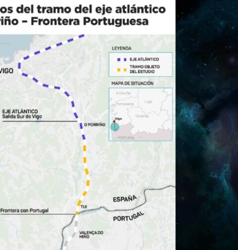 Transportes adjudica por 835.384 euros los estudios del Eje Atlántico entre O Porriño y Portugal