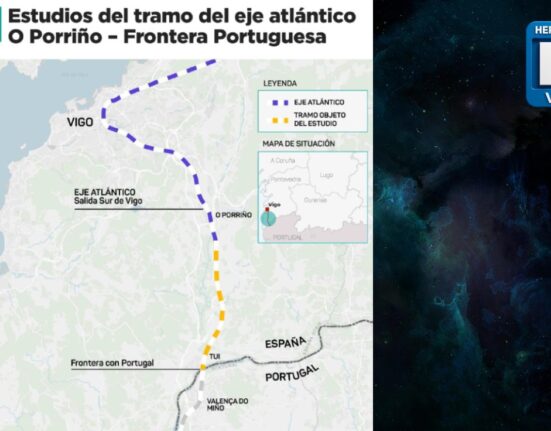 Transportes adjudica por 835.384 euros los estudios del Eje Atlántico entre O Porriño y Portugal