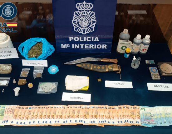 Desarticulada en Vigo y Gondomar una banda de tráfico de drogas con medio kilo de heroína incautado