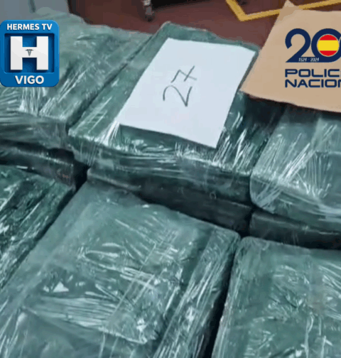 Cae una red de narcotráfico entre Valencia y Vigo: incautadas más de dos toneladas de cocaína ocultas en fruta procedente de Ecuador