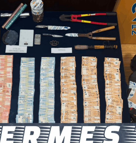 La Policía Nacional desmantela en Vigo uno de los principales puntos de venta de droga