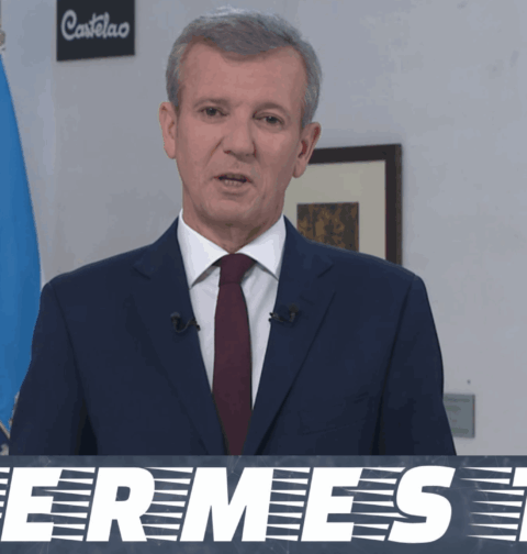 Mensaje de fin de año del presidente de la Xunta de Galicia, AlfonsoRueda Valenzuela
