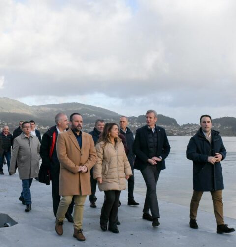 Rueda pone en valor la ampliación del puerto de San Adrián de Cobres, con una inversión de 1,8 M€, como ejemplo del compromiso de la Xunta con el sector del mar