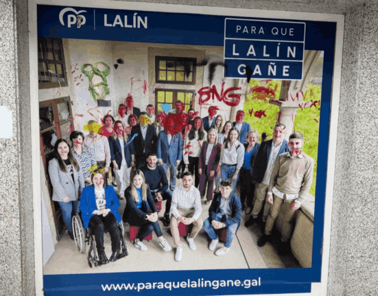 El PPdeG denuncia un nuevo ataque a sus sedes: “Es el resultado del odio que siembra la izquierda en Galicia”