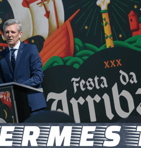 Rueda destaca la Fiesta de la Arribada como un referente de la "Galicia Calidade" que cuida su historia y la transforma en un motor turístico