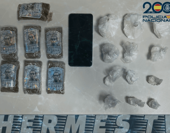 Detenido en Vigo tras huir de la Policía Nacional con droga en el centro de la ciudad