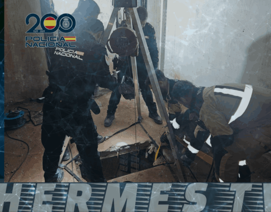 La Policía Nacional halla en Ceuta un compleja infraestructura subterránea para introducir toneladas de hachís en España