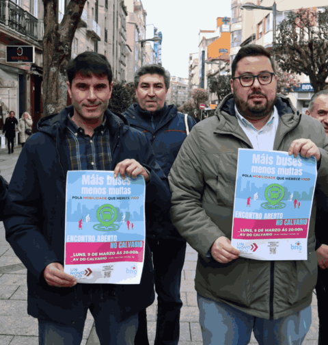 El BNG propone 10 alternativas para revolucionar la movilidad en Vigo con la campaña ‘Más buses, menos multas’