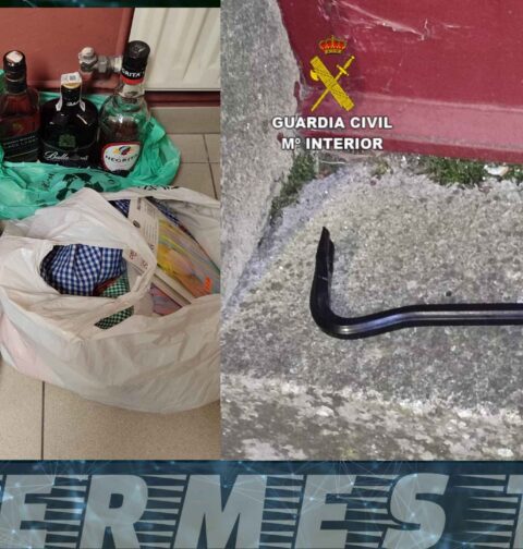 La Guardia Civil de Pontevedra detiene a una persona por delito de robo con fuerza en las cosas en Silleda