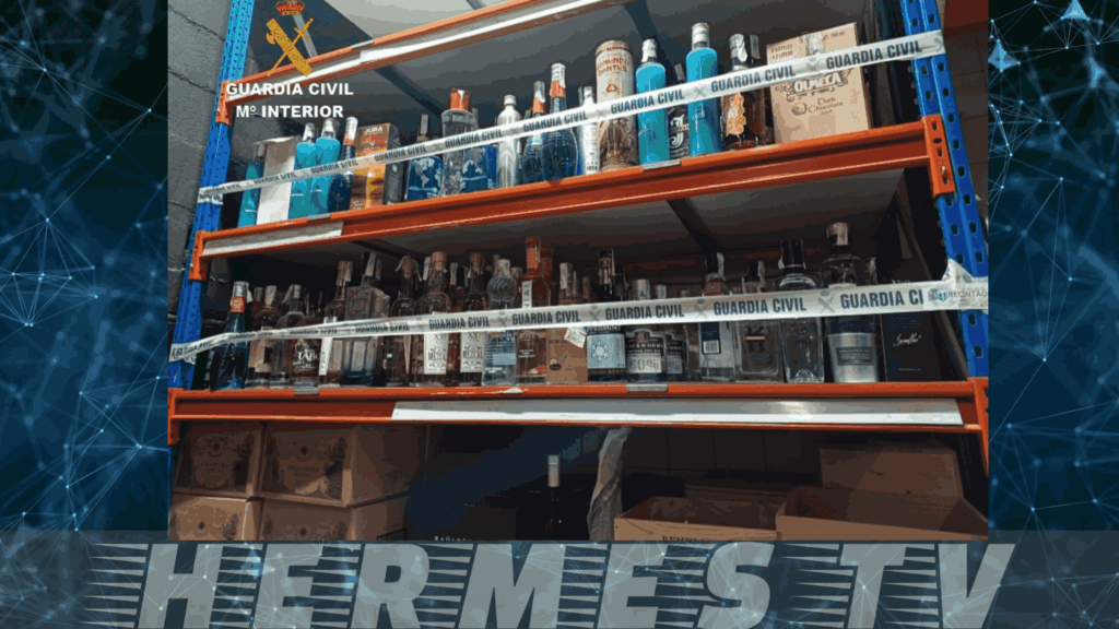 La Guardia Civil interviene más de 300 botellas de bebidas alcohólicas en una inspección en Marín