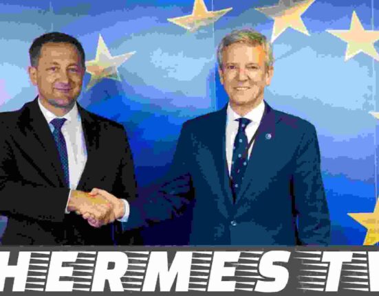 l presidente de la Xunta mantuvo una reunión con el comisario europeo de Agricultura y Alimentación, Christophe Hansen